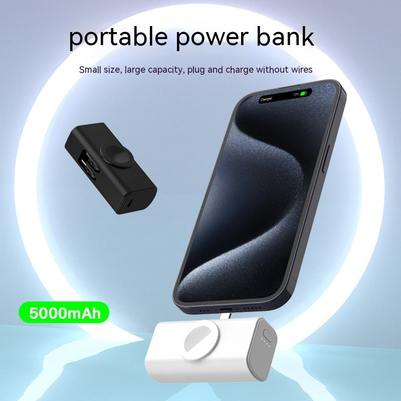 Large Capacity Fast Charge Folding Double Head Portable Power Bank